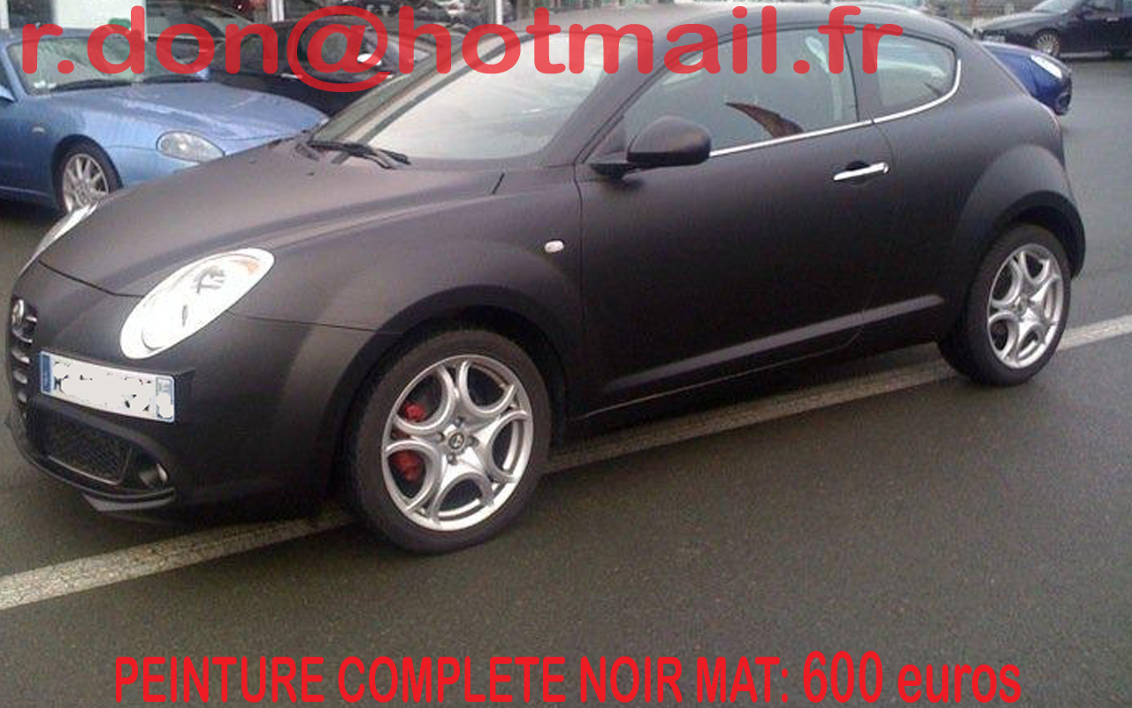 Alfa Romeo Mito noir mat, Alfa Romeo Mito mat