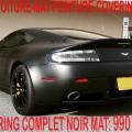 aston-martin-DB9-noir-mat-noire mate, peinture noir mate, peinture