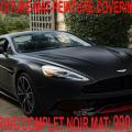 aston-martin-DB9-noir-mat-peinture noire mate, noire mate