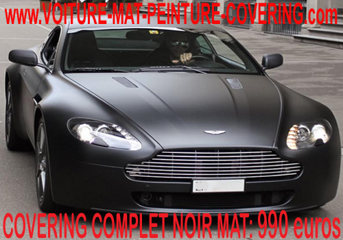 noire mate, aston noir mate, noir mate voiture, voiture noir mate