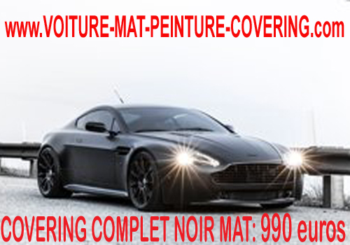 ASTON-MARTIN-DB9-peinture noir carbone, noir mat, noir mate