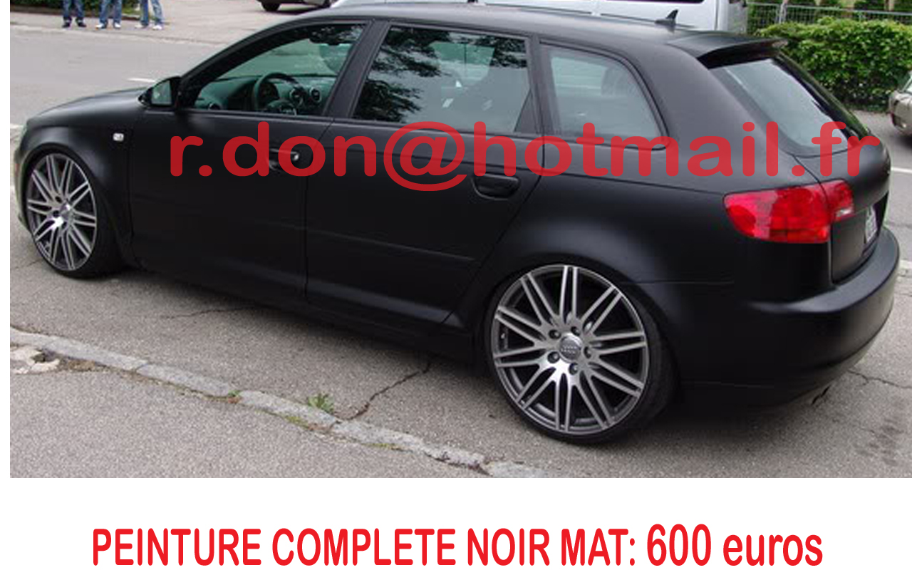 Audi A3 noir mat, Audi A3  noir mat, Audi mat