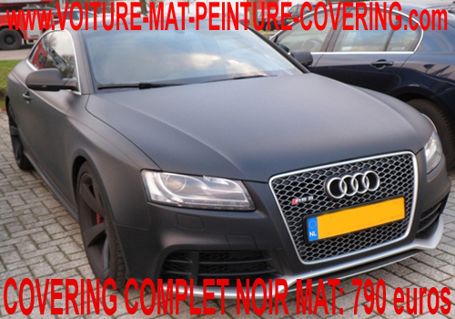 voiture matte, couleur matte, film covering mat, peinture mat