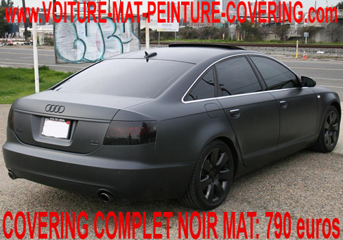 covering voiture mat, mat voiture, covering noir mat, vinyle noir mat