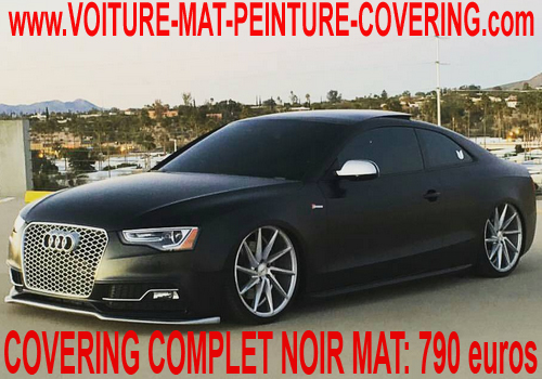 Covering voiture Avery noir mat