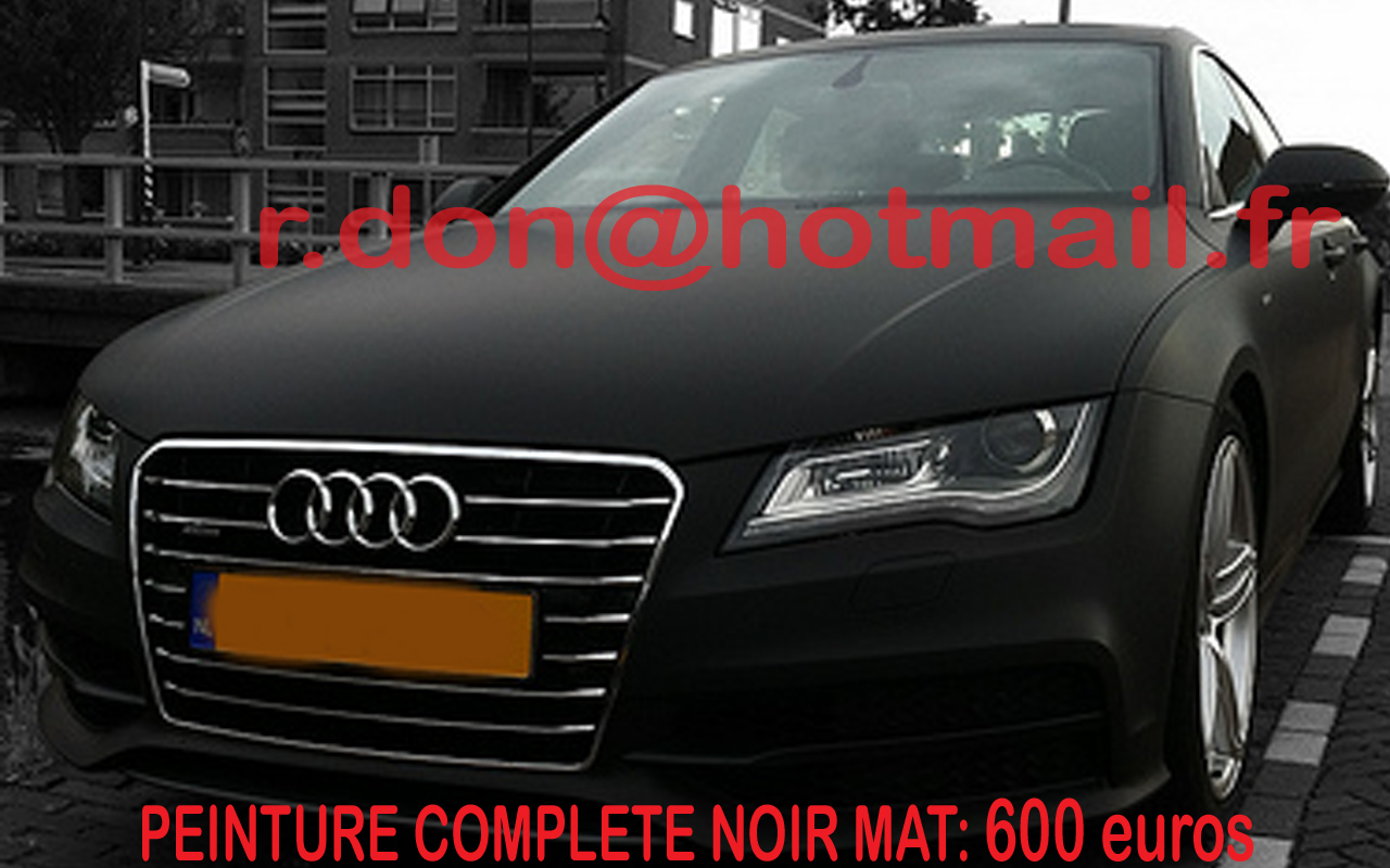 Audi A7 noir mat, Audi A7 noir mat, Audi A7 mat