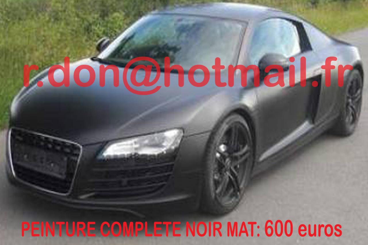 Audi R8 noir mat, Audi R8 noir mat, Audi noir mat