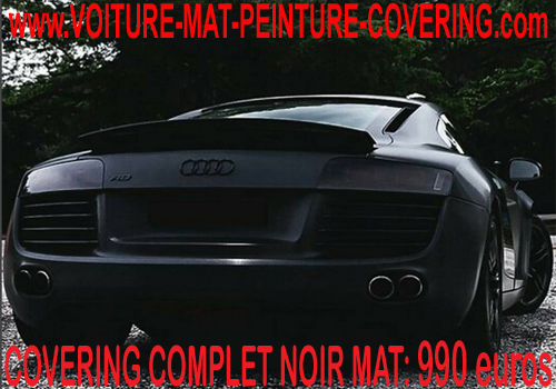 Le noir mat pour le covering est un must have!