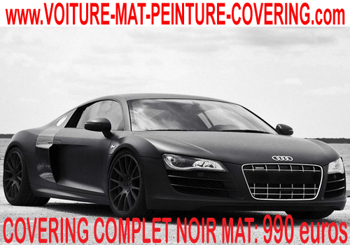 Découvrez un covering noir mat pour booster le look de votre auto !