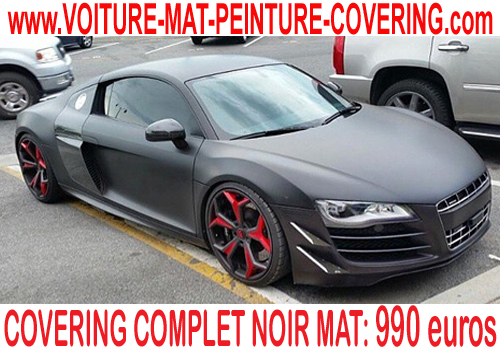 Avec le covering noir mat, vous personnalisez votre véhicule