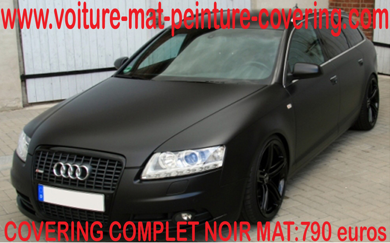 Le noir mat différenciera votre vehicule de tous les autres.