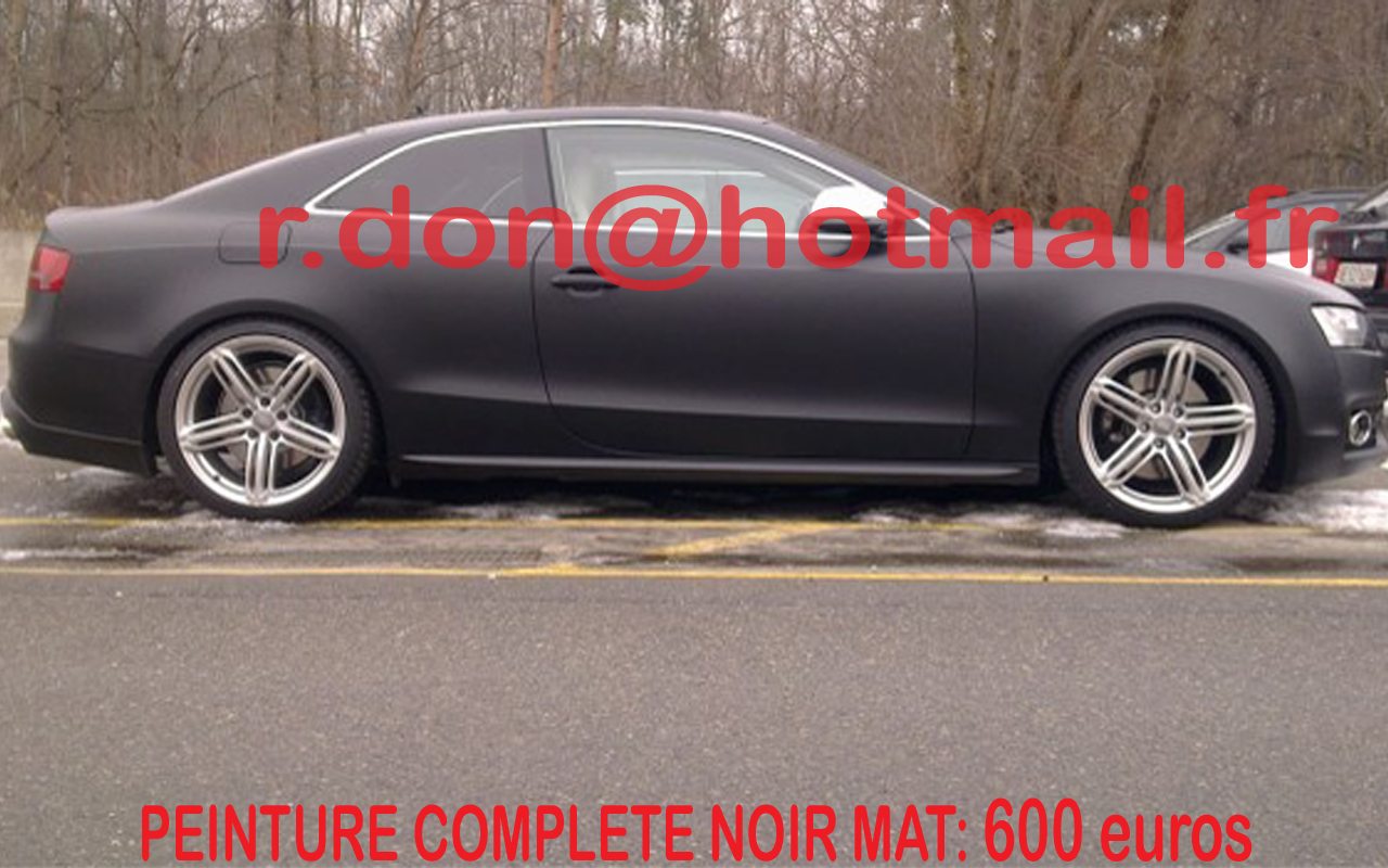 Audi S5 noir mat, Audi S5 noir mat, Audi S5 mat