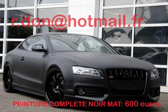 Audi A5 S5 noir mat, Audi A5 S5 noir mat, Audi noir mat