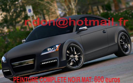 Audi TT noir mat, Audi TT noir mat, Audi TT mat