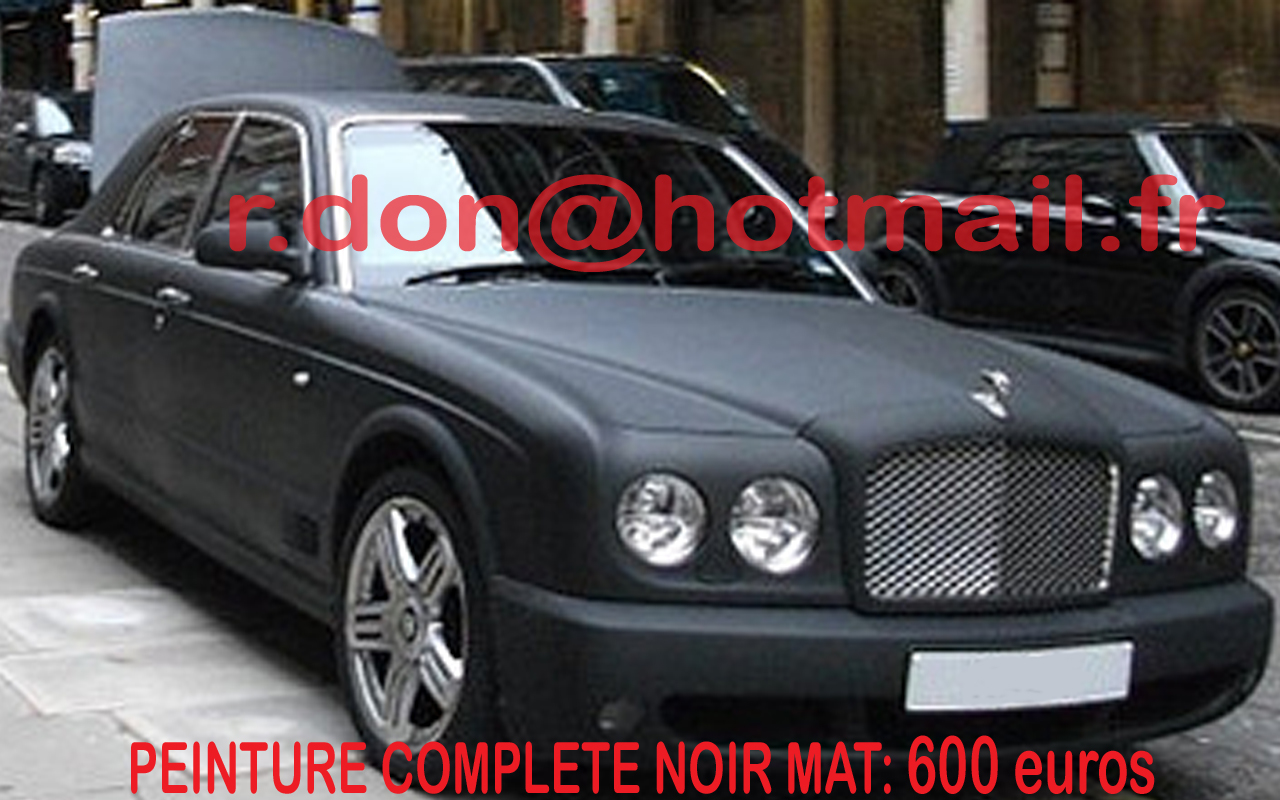Bentley Arnage noir mat, Bentley Arnage noir mat