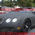 Bentley Continental GT noir mat, Bentley Continental GT noir mat