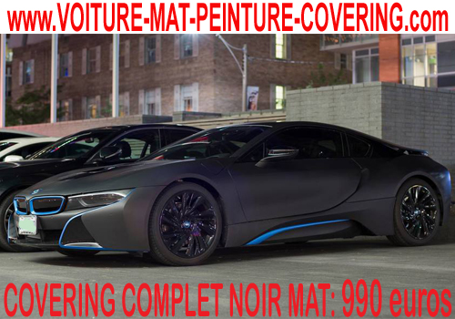 Le covering noir mat est un produit phare et haut de gamme.