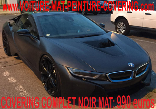 La version luxe du covering automoble: noir mat