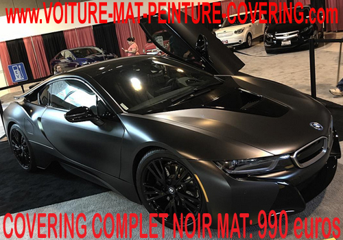 Le covering noir mat est l'idéal pour transformer votre voiture.