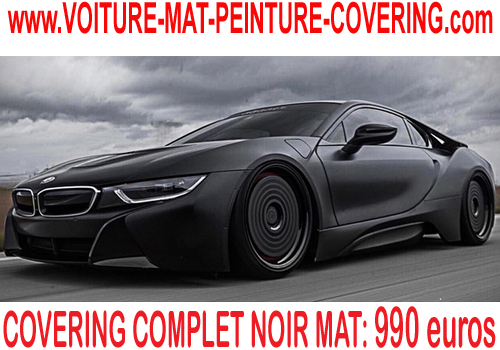 Le noir mat est sobre et surtout très efficace pour un relooking auto!