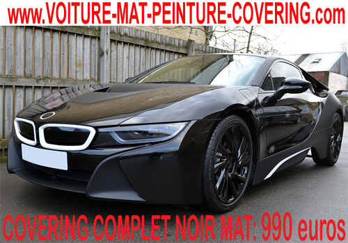 Le covering noir mat fera sensation sur votre auto.