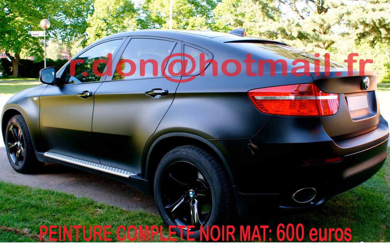 BMW X6 noir mat, BMW X6 noir mat, BMW mat