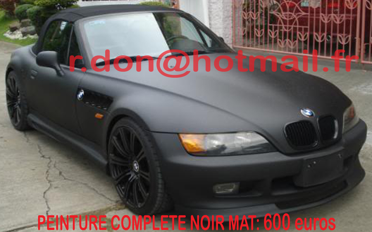 BMW Z3 noir mat, BMW Z3 noir mat, BMW mat