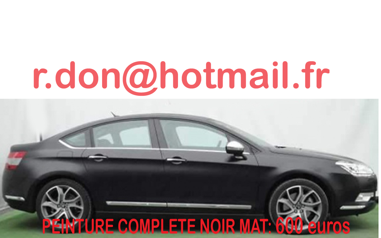 Citroen C5 noir mat, Citroen C5 noir mat