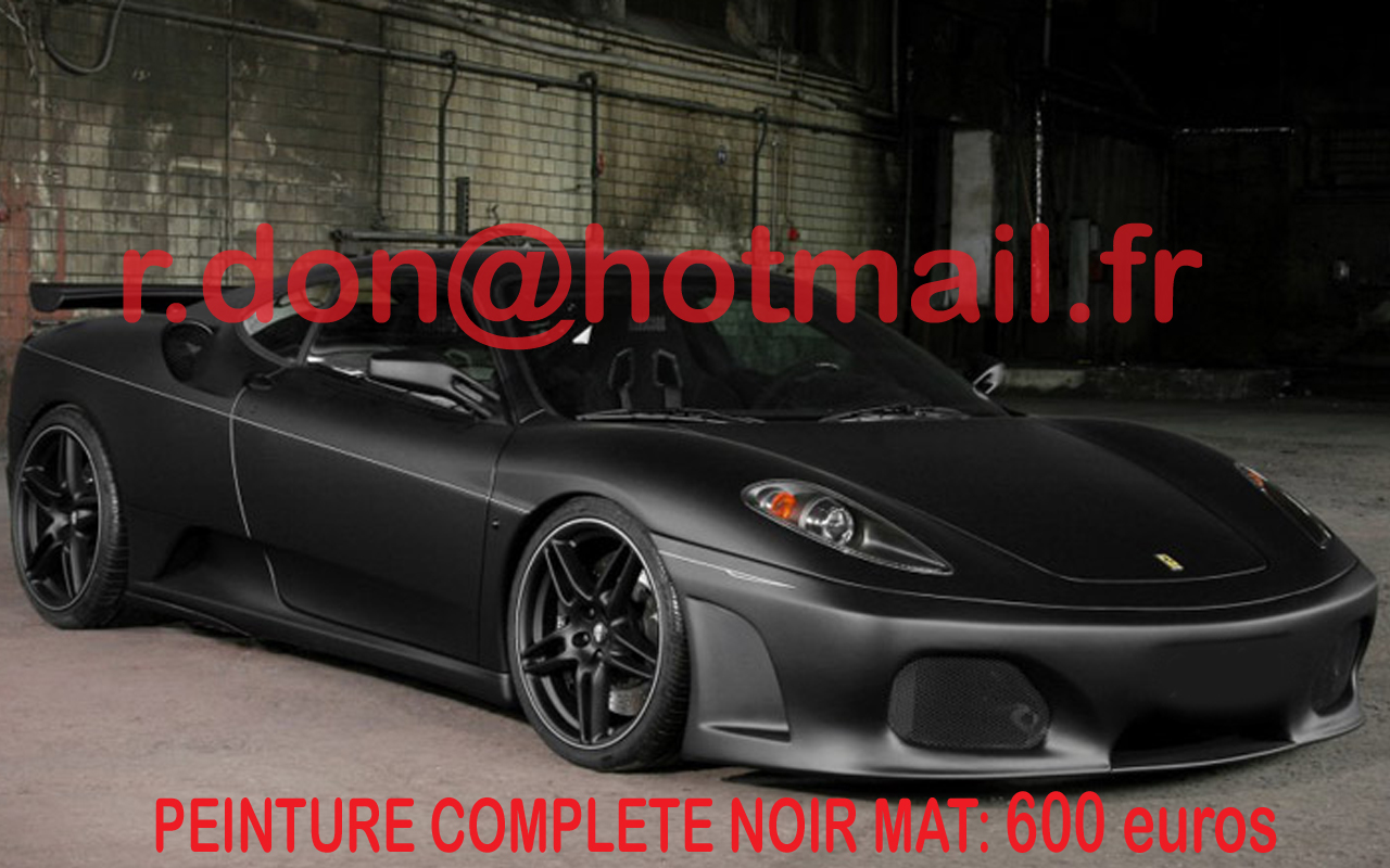 Ferrari 599 noir mat, Ferrari 599 noir mat, Ferrari 599 noir mat, Ferrari  599 Covering noir mat, Ferrari 599 peinture noir mat, Ferrari 599 noir mat