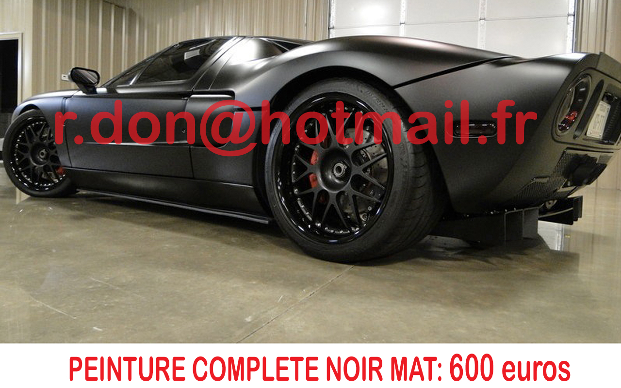 Ford GT 40 noir mat, Ford GT 40  noir mat, Ford noir mat