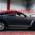 Infiniti FX noir mat, Infiniti FX noir mat, Infiniti noir mat