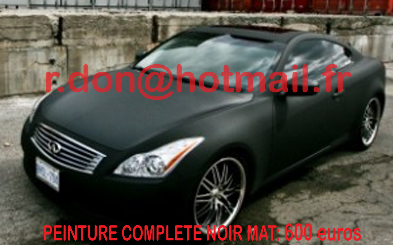 Infiniti G37 noir mat, Infiniti G37 noir mat, Infiniti noir mat