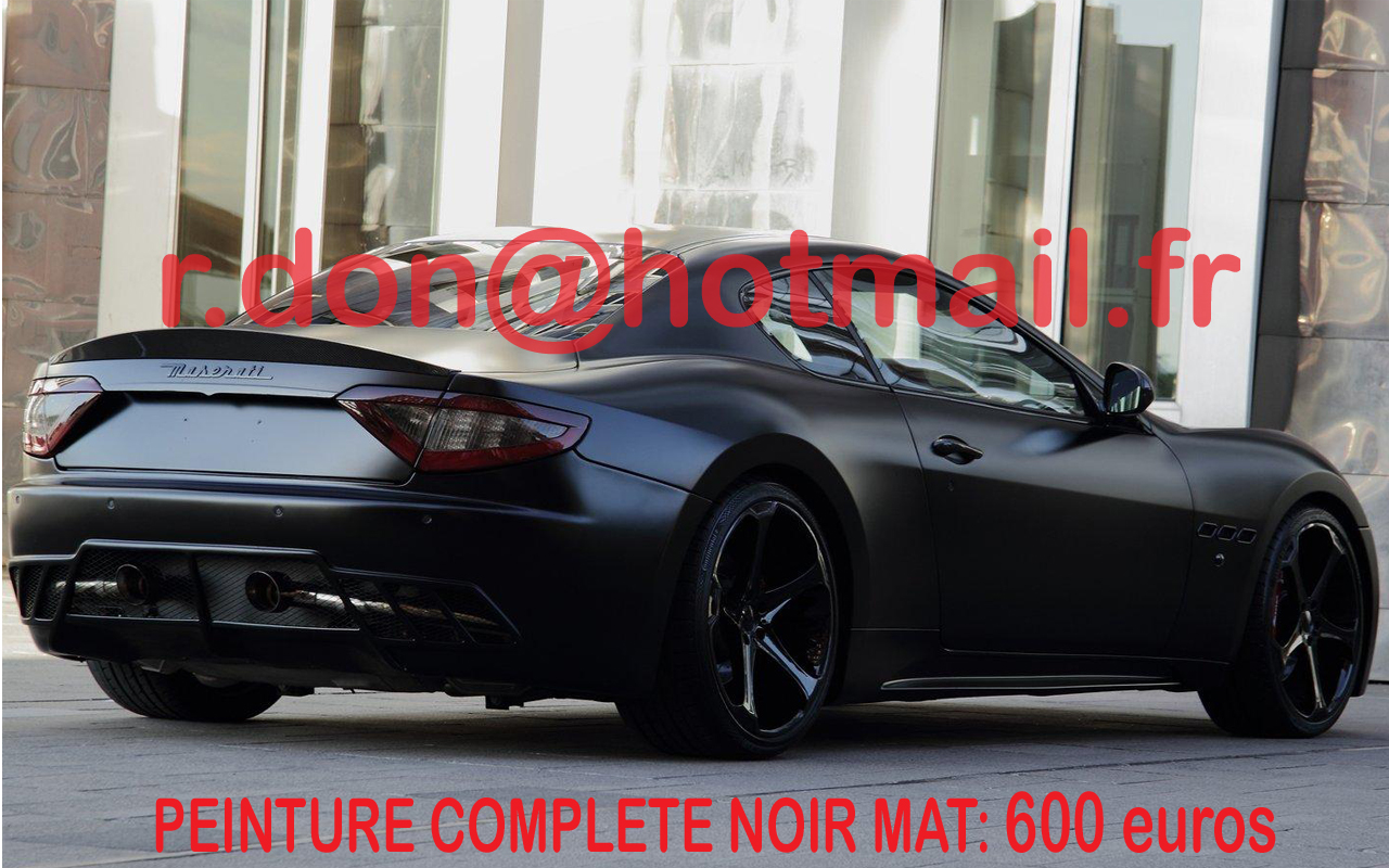 Maserati Gransport noir mat, Maserati Gransport noir mat