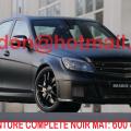 Mercedes Classe C noir mat, Mercedes Classe C noir mat