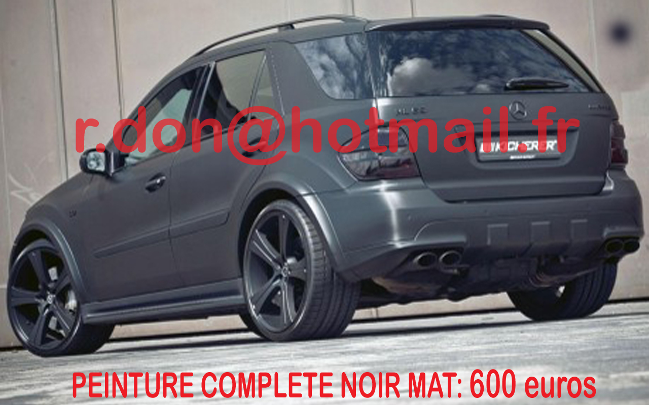 Mercedes ML noir mat, Mercedes ML noir mat, Mercedes ML noir mat