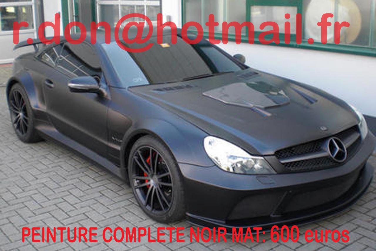 Mercedes SLR noir mat, Mercedes SLR noir mat