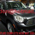 Mini Countryman noir mat, Mini Countryman noir mat