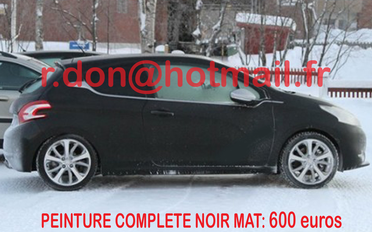 PEUGEOT-208-CC-comment-nettoyer-noir-mat-sur-auto