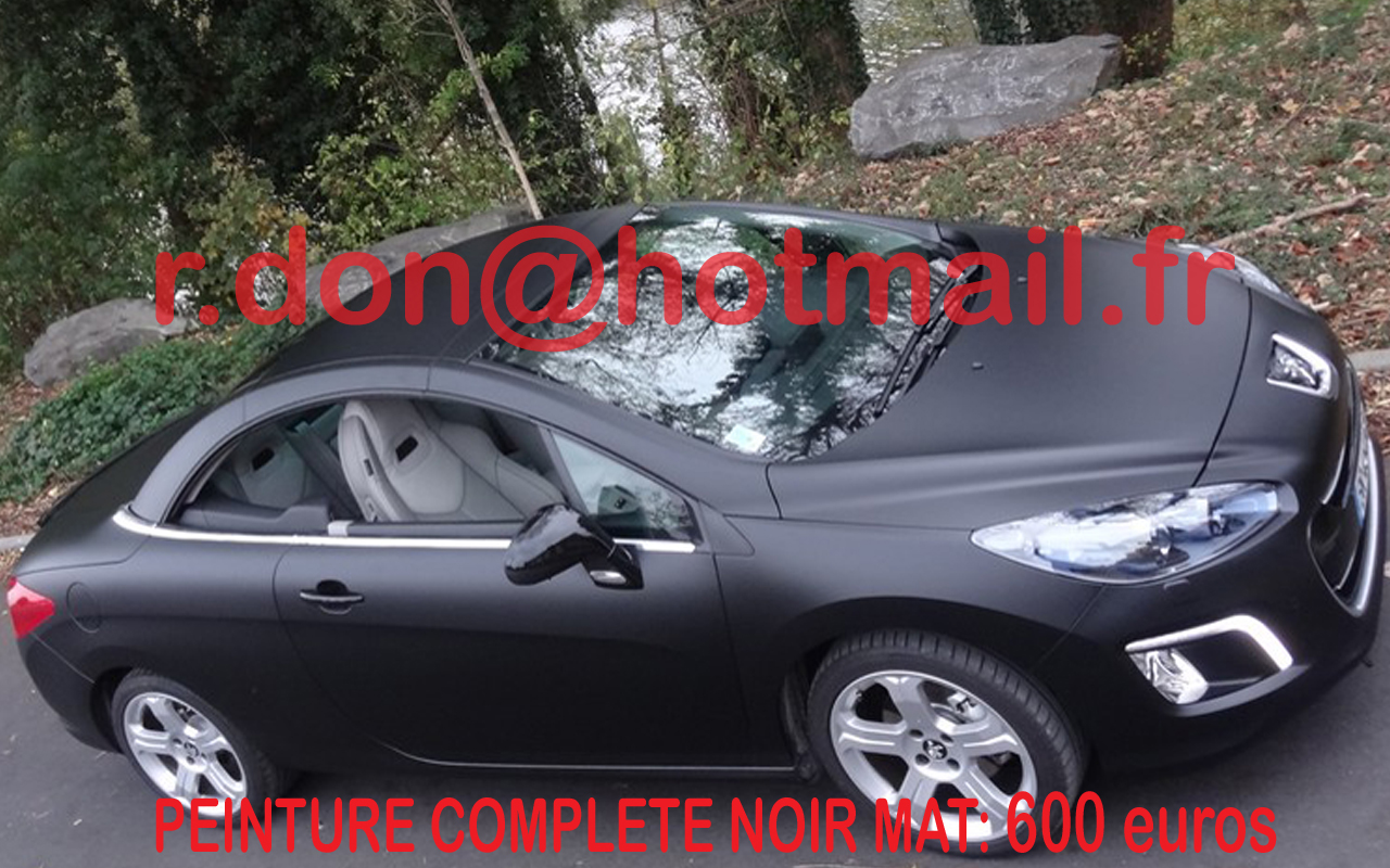 PEUGEOT-307CC-noir-mat-pour-voiture-noir-mat-pour-auto