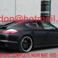 PORSCHE-PANAMERA-noir mat, black mat, covering jantes