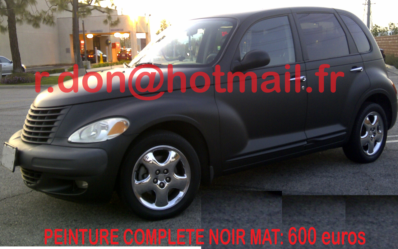 Chrysler PT Cruiser noir mat, Chrysler PT Cruiser noir mat