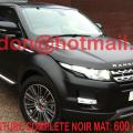 RANGE-ROVER-EVOQUE noir mat, noir mat, black mat auto