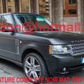 RANGE-ROVER noir mat, pose film covering auto