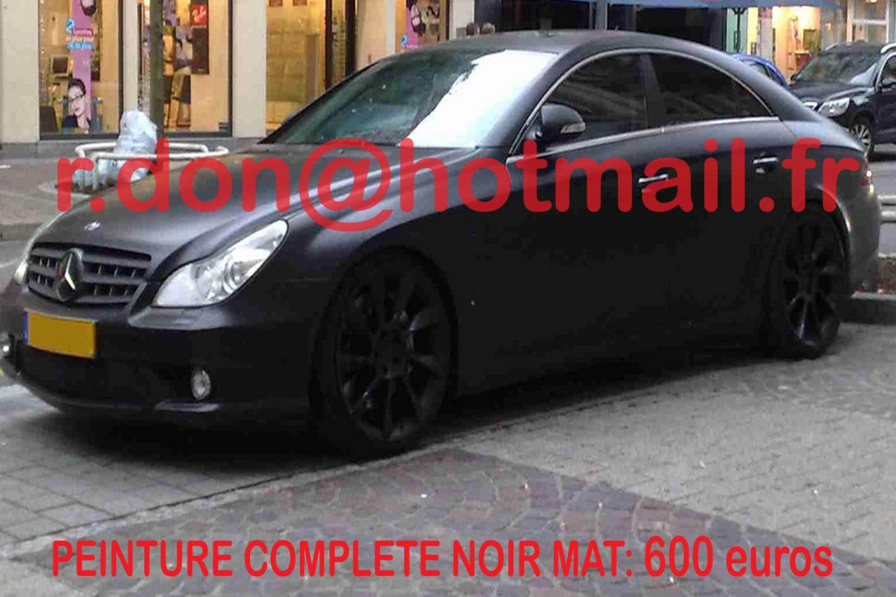 Mercedes CLS noir mat, Mercedes CLS noir mat