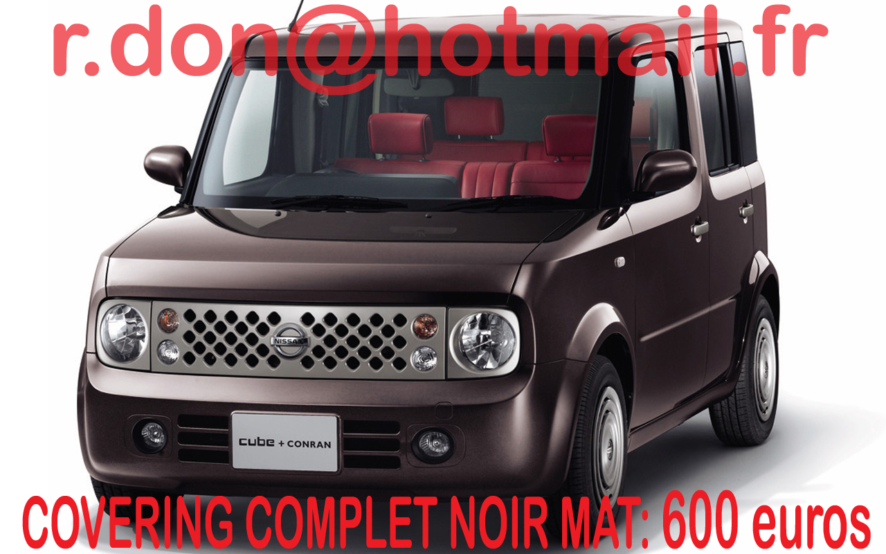 Nissan Cube noir mat, Nissan Cube noir mat, Nissan Cube noir mat