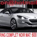 Peugeot RCZ, peugeot RCZ, covering peugeot RCZ, peugeot RCZ noir mat