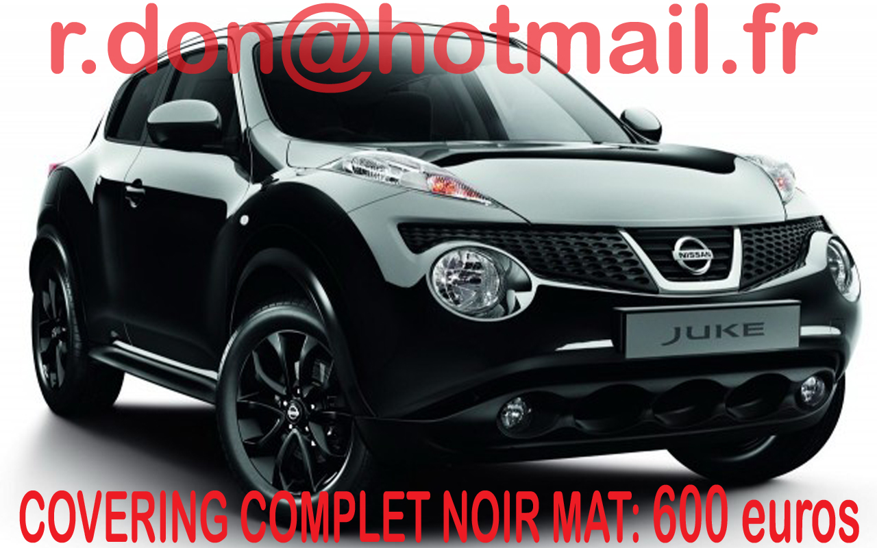 Nissan Juke, Nissan Juke, covering Nissan Juke noir mat