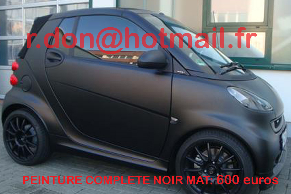 Smart fortwo noir mat, Smart fortwo noir mat, Smart fortwo noir mat