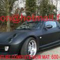 SMART-ROADSTER covering peinture noir mat