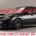 SUBARU- covering peinture noir mat